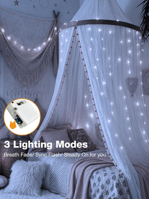 6Pack 7ft 20 3 Fairy Lights with Timer, LED Twinkle Light Battery Operated Modes, Mini String Lights for Christmas