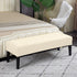 Lebaley 42-54 inch 14-18" Stretch Jacquard Ottoman & Bench Cover Removable Washable Slipcover for Rectangular Benches