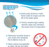 HQRP 2-pack Water Filter for Clean Comfort HE12 HE12A HE12M HE12MM Humidifiers, HEP-GA10 Replacement