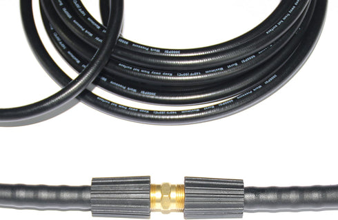 XZT 50FT 1/4-inch Anti-Kink High Pressure Washer Hose with Adapter, 3000PSI Extension Hose for Most Brands