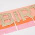 Meri Meri Rainbow Fringe Happy Birthday Banner, 8' Party Garland with Excess Cord