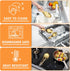 Stainless Steel Spoon Rest, Utensil Holder, Brushed Finish, Dishwasher Safe, 9.8 x 3.7 Inch, Gold 2PCS