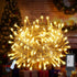 33 FT 100LEDs Christmas Lights Plug in,Outdoor Indoor Connectable Fairy Lights with