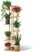 48 Inch 6 7 ROSSNY Talll Plant Stand Indoor, Tier Potted Bamboo Plant Stands for Indoor Plants, Corner Plant Stand