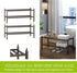 2-Tier Closet BMOSU Bamboo Shoe Rack Premium Stackable Shoe Shelf Storage Organizer for Hallway Living Room Entryway