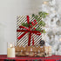 Kunjocy 40PCS Christmas Artificial Pine Branches Frosted Berry Stems Fake Evergreen Norfolk Cypress Sprigs Holly