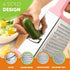 Spring Chef Professional XL Parmesan Cheese Grater with Handle, 4 Sided Box Grater for Kitchen (Pink Lemonade)