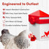 64oz (2 2 RentACoop Liter) Chicken Drinker with Versatile Nipples - Ideal for Baby Chicks, Quail, Small Birds
