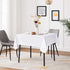 36x36 Inch sancua Small Square Tablecloths - White Table Cloth for Square or Round Tables, Washable Polyester Fabric