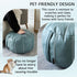 21 Inch Louis Donn UNSTUFFED Moroccan Pouf Ottoman Cover, Handmade Faux Leather Foot Stool, Round Storage Poof Cover