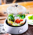 Jucoan 1.5L Glass Saucepan with Cover, Heat Resistant Stovetop Cooking Pot for Pasta, Soup, Milk, Baby Food