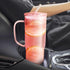 JunVpic Straws,24oz Glass Cups with Lids and Glass Tumbler with Handle Iced Coffee Cup