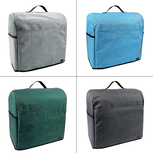 Stand Mixer Dust-proof Cover with Organizer Bag for Kitchenaid Mixer, Multi Pockets for Accessories (Blue, 4.5-5 Quart)