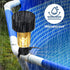 6 Pack Swimming Solar Pool Lights for Framed Above Ground Pools - Super Bright Warm White Pool Lights for Above Ground