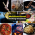 16.5 Inches Extra Long Cooking Chopsticks, 2 Pairs Anti-Slip Reusable Wooden Kitchen Sticks for Noodles & Hotpot