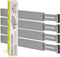 Homemaid Living Bamboo Drawer Dividers, Adjustable and Expandable Kitchen Organizer, Ideal for Silverware (4pk)