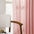 84 Inches 2 52X84 Pink Boho Linen Curtains for Girls Bedroom Nursery Room Long Panels Bohemian Drapes with Tassels Kids