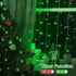 2 Pack 33ft 100 8 QITONG String Lights Battery Operated, Each LED Green Christmas Lights Outdoor Waterproof, Modes