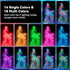 LitHome 200LED 66FT 9 4th Led Christmas Fairy Lights Plug in, Color Changing Fairy Lights with Remote, Modes Led