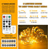 6 Pack 7ft 20LED HXWEIYE Fairy Lights Battery Operated with Remote & Timer, Mini Firefly Starry Lights Mason Jar Lights