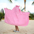 24"x48"+8"/Hooded BAGNO MILANO Kids Organic Turkish Cotton Hooded Beach Cover-Up Towel, GOTS Certified, for Boys