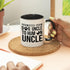 YouNique Designs Promoted To Uncle Mug, 11 Ounces - Uncle Pregnancy Announcement Gift for Best Brothers