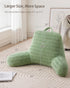 Blissful Diary Reading Pillow, Large Backrest Pillow with Shredded Memory Foam for Adult & Children, Designed for Bed