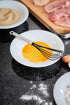 Rosle 95656 Stainless Steel & Silicone Flat Egg Beater Whisk, 10.4 Inch, Silver