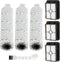 3 Pack Multi-Surface Brush Rolls 2787 and Vacuum Filters 1866 Compatible with