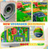 31''x47'' Kids Road Car Rug, Playroom Rugs City Road Race Track Rugs for Playing Cars Toys, Kids Car Rug Play Mat Road