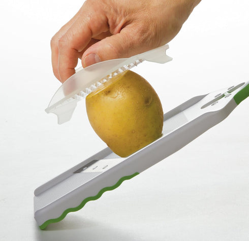 PrepSolutions Adjust-A-Slice Mandoline Slicer, Green – Perfect for Vegetables, Fruits, Adjustable Thickness