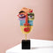 HCCMLOVE Wink - Handcrafted Statues Resin Abstract Sculpture for Home Decor Modern,African Art