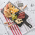 Cuisipro Fiber Wood Handle Cutting Board, 18x7.5in, Slate-color
