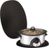 Oval Slow Cooker Heat Resistant Mat for 6-8 Quart, Silicone Countertop Protector, Appliance Slider Mat for