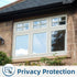 DUOFIRE One Way Window Film Privacy, Heat Blocker Reflective Mirror Tinting Film for Home, 23.6x78.7in
