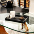 17.5"x12" Modern Elegant Black Rectangle Shagreen Faux Leather Decorative Tray Ottoman Coffee Table Perfume Living Room