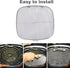 Replacement Stainless Steel Splatter Shield for Ninja Foodi AG301, Fine Mesh Screen Accessories
