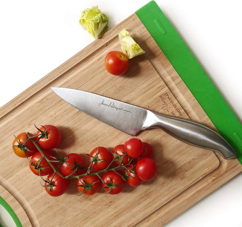 Jean-Patrique Professional Chef Knife Chopaholic - Ergonomic Stainless Steel Handle Utility Knife for Chopping and