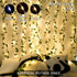 33ft100 suddus Vine with Fairy Lights Battery Operated, LED Pothos String Lights with Remote, Leaf Lights for Bedroom