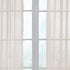 Odor Neutralizing Sheer Voile Grommet Window Curtain, 1 Panel, 59 in x 95 in, Ivory