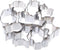 Cosmos Set of 9 Mini Animal Shapes Cookie Cutters, Molds for Birthday Party