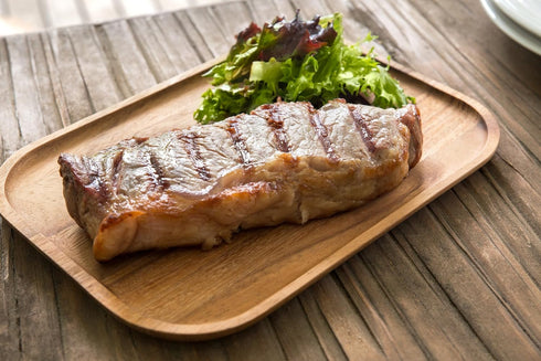 Ironwood Gourmet Small Steak Board, 7.5 x 10.5 x 0.5 inches, Brown by Ironwood Gourmet