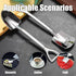 4 Pcs Stainless Steel His and Hers Ice Cream Spoons, Metal Shovel Spoons for Coffee, Dessert, Kitchen