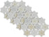 DII Embroidered Holiday Table Décor Collection, Christmas Kitchen Snowflakes Placemat Set, 4 Piece