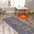 2'2" 6' Ottomanson x Hopscotch Kids Rug - Play Mat for Playroom, Bedroom, Daycare & Classroom - Fun & Interactive Game
