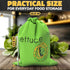 3-Layer Lettuce Keeper for Refrigerator Reusable Produce Storage Bags with Foil Lining and Drawstring | Breathable