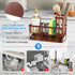 304 Cisily Kitchen Sink Caddy, Sponge Holder for Kitchen Sink, Kitchen Sink Organzier and Storage with High Brush