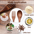 Patelai Wooden Spoons Forks Set, Reusable Flatware Tableware Set, Handmade Natural Cutlery (16 Pieces)