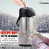 Airpot Coffee Dispenser with Pump - 102 oz Insulated Stainless Steel Carafe for Hot/Cold Beverages