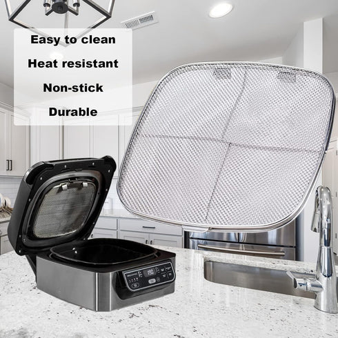Replacement Stainless Steel Splatter Shield for Ninja Foodi AG301, Fine Mesh Screen Accessories